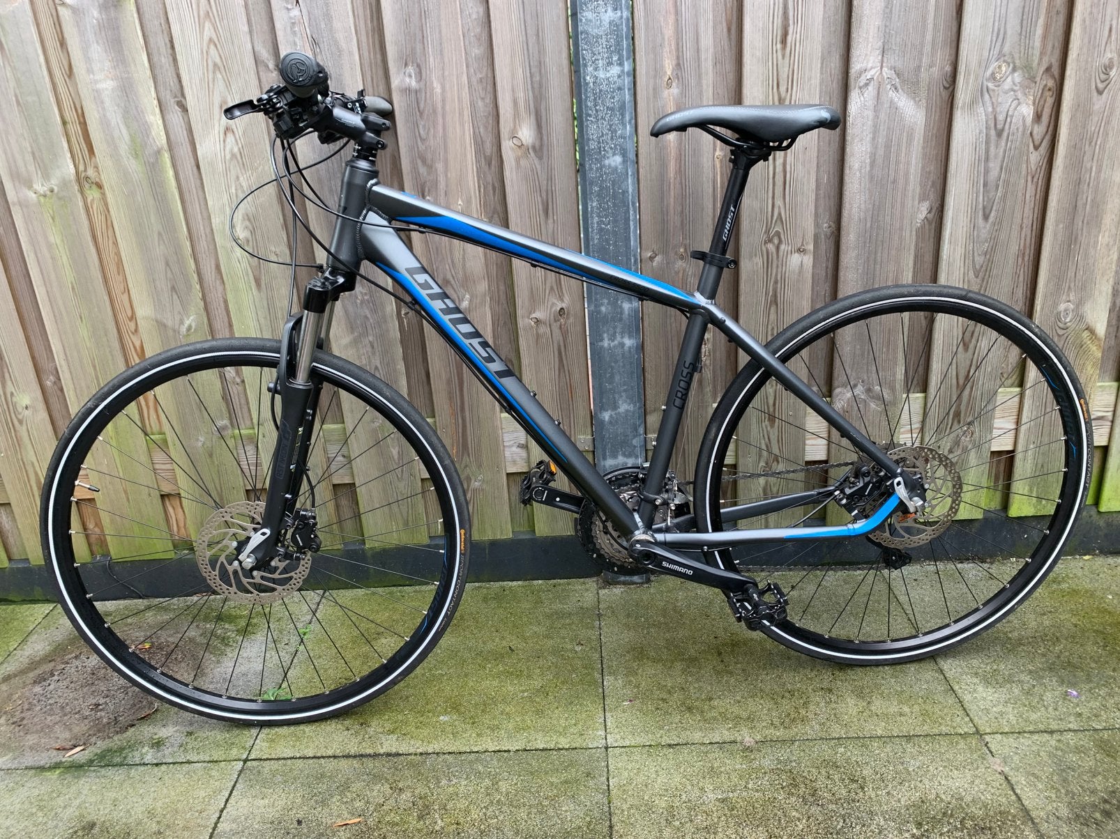 GHOST Cross Hybride sportfiets (heren), 28 inch, Vering, 10 tot 15 versnellingen, Zo goed als nieuw