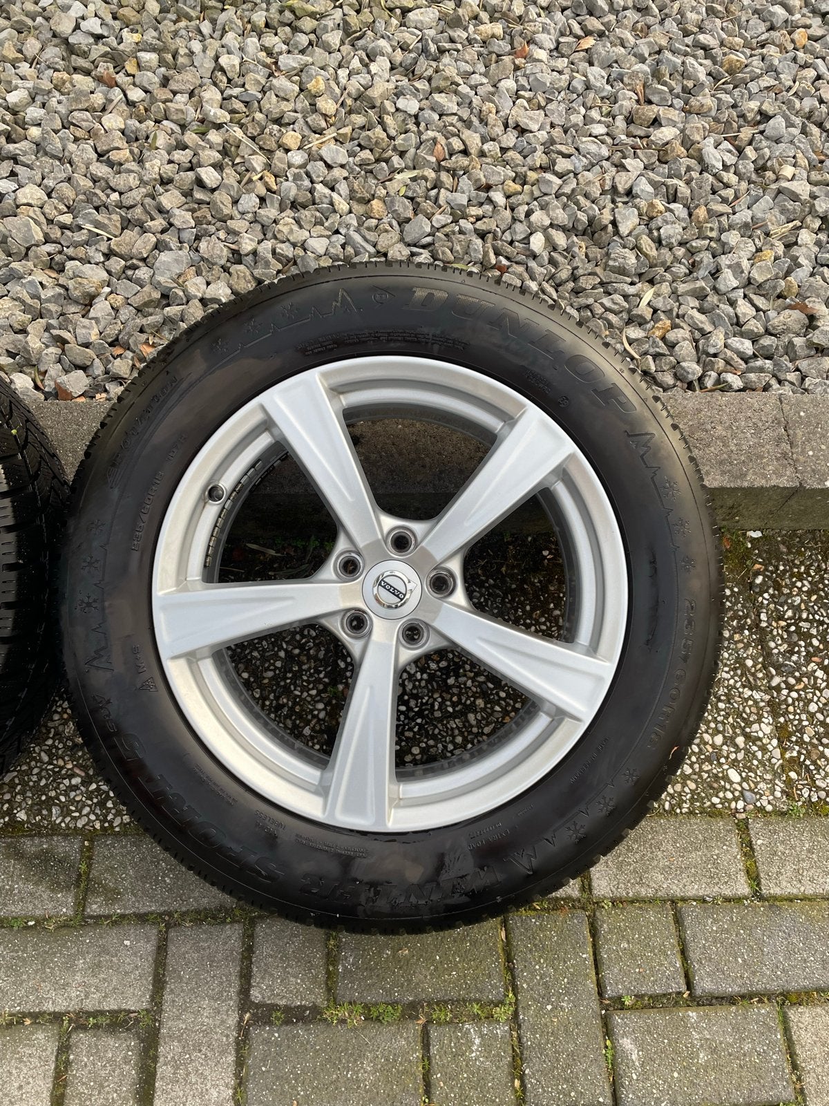 Volvo XC60/90 18 inch velgen Dunlop Winter Sport 5 banden, Ophalen, 18 inch, Gebruikt, Banden en Velgen