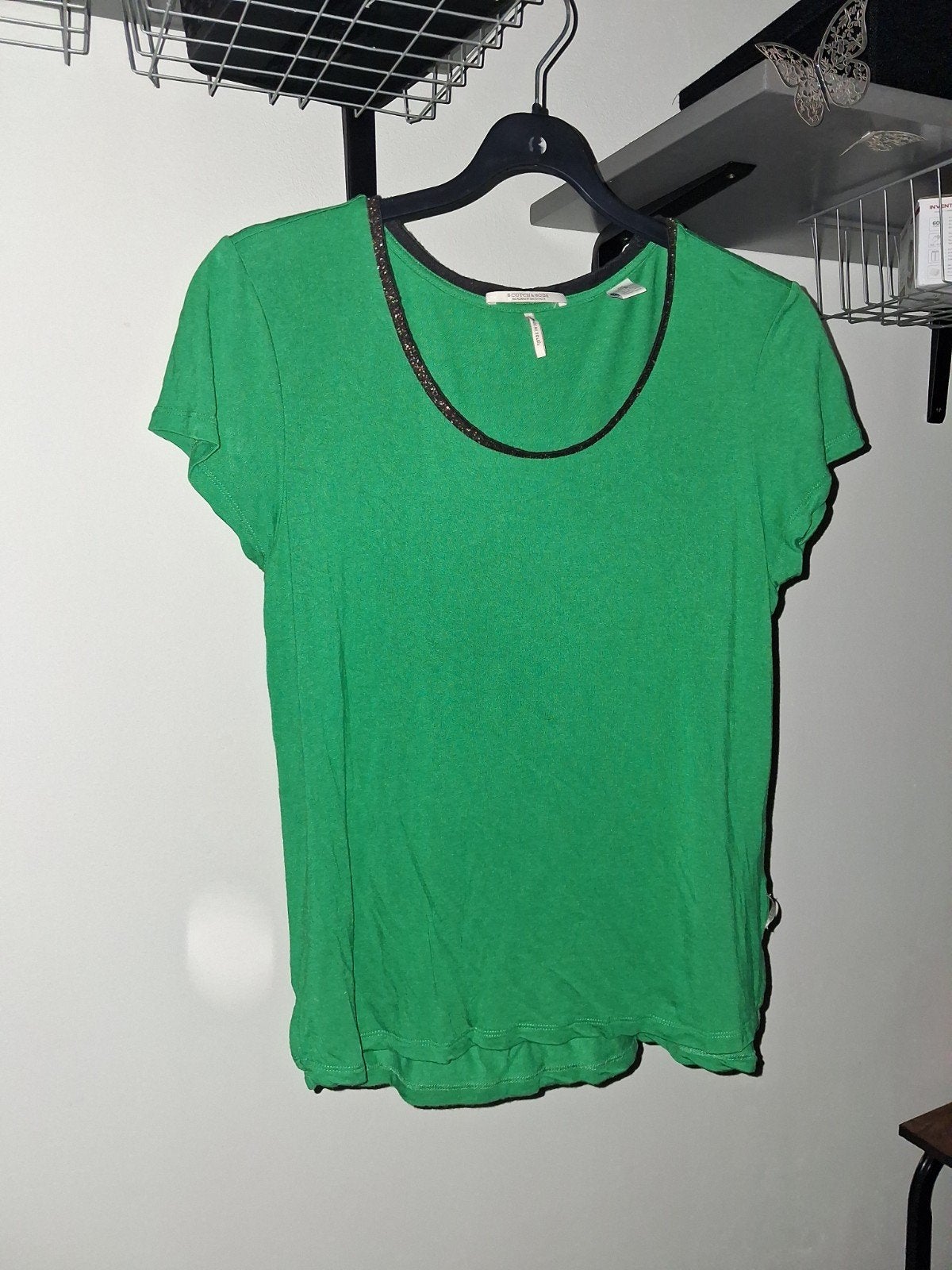 SCOTCH&SODA shirt maat M. 5hale=4betale, Kleding | Dames, T-shirts, Ophalen of Verzenden, Zo goed als nieuw, Groen, Korte mouw