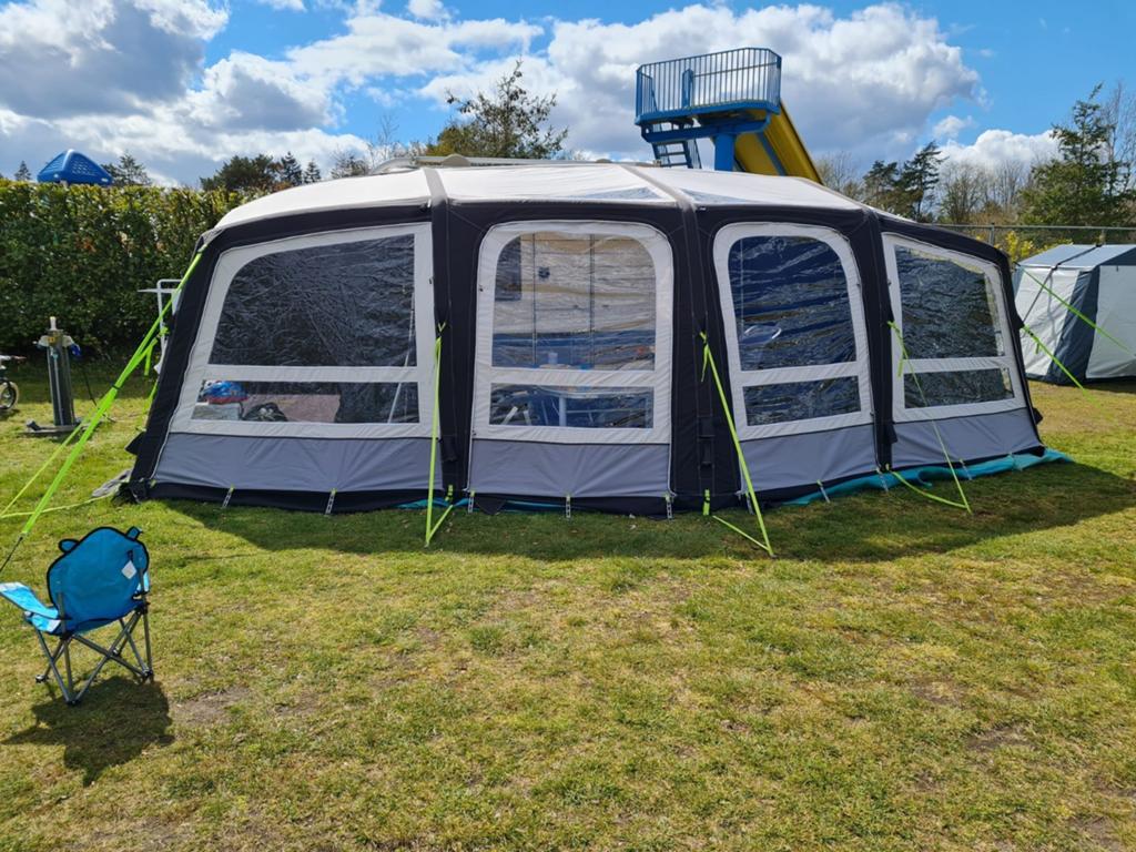 Kampa Frontier Air Pro 300 voortent, Ophalen, Gebruikt