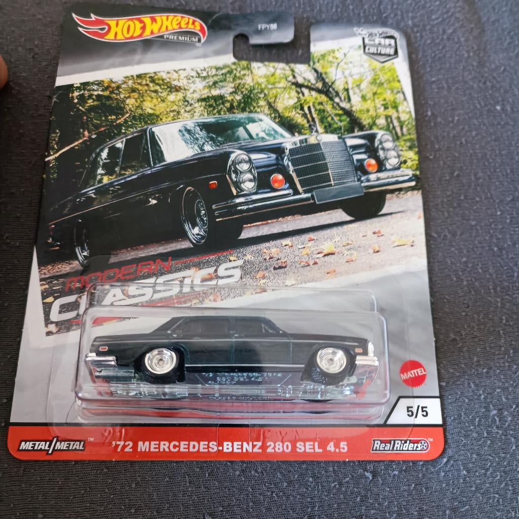 Hot Wheels '72 MERCEDES-BENZ 280 SEL 4.5 MODERN CLASSICS, Ophalen of Verzenden, Nieuw, Auto