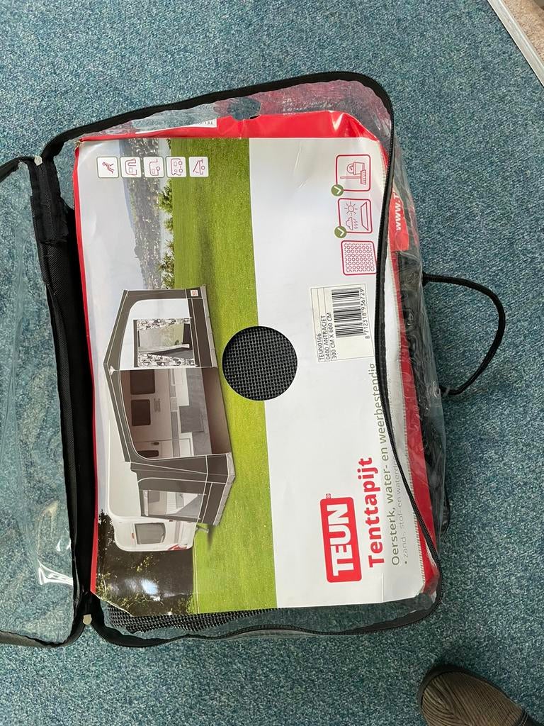 Tent tapijt 3 X 6 meter, Ophalen of Verzenden, Zo goed als nieuw