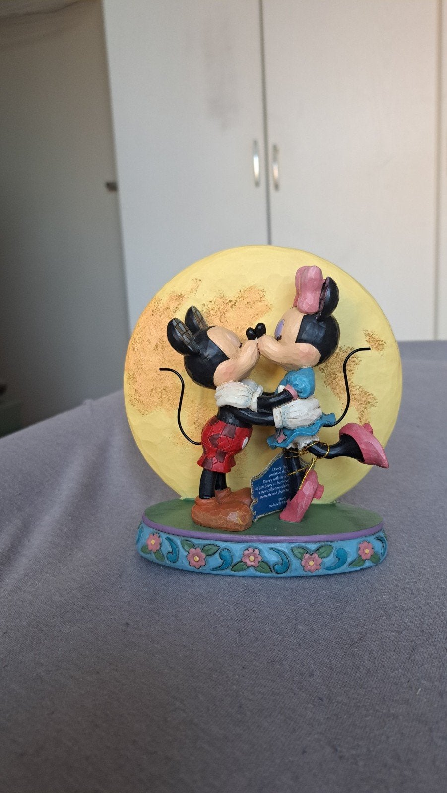 Disney Traditions Mickey & Minnie "Magic and Moonlight beeld, Verzamelen, Disney, Ophalen, Mickey Mouse, Zo goed als nieuw, Beeldje of Figuurtje