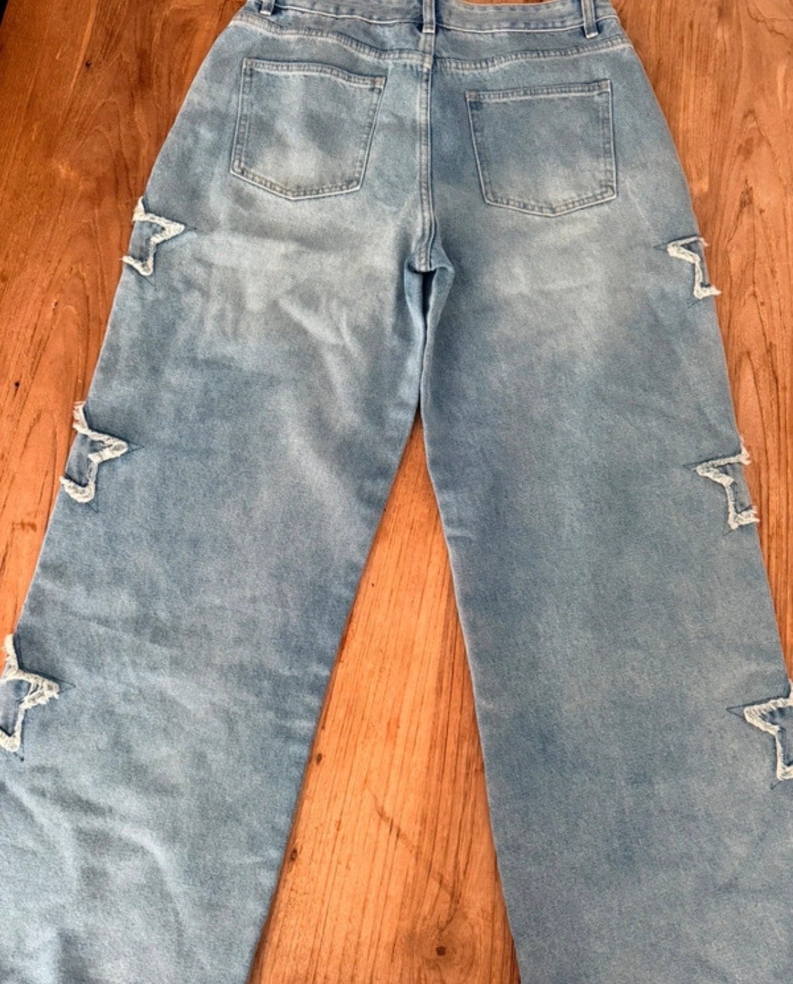 AMY&IVY Jeans met sterren - Nieuw met kaartje, Kleding | Dames, Spijkerbroeken en Jeans, Ophalen of Verzenden, Nieuw, Blauw, Overige jeansmaten