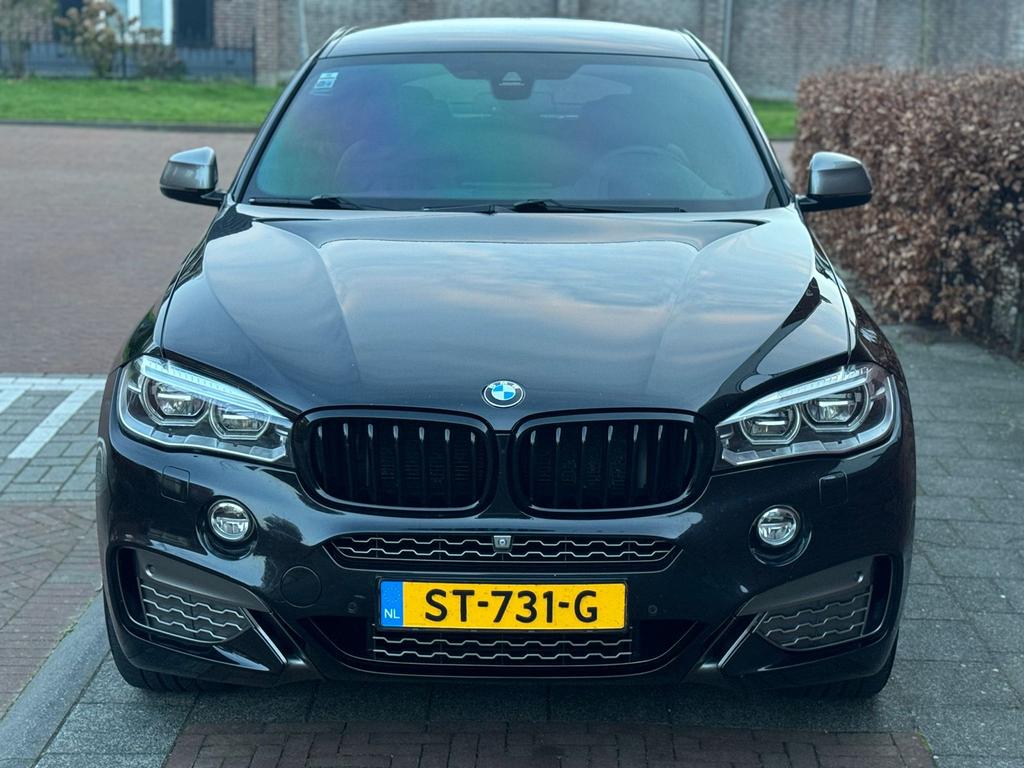 BMW X6 3.0 D Xdrive 30D AUT 2015 Zwart, Auto's, BMW, Automaat, 2993 cc, Zwart, X6