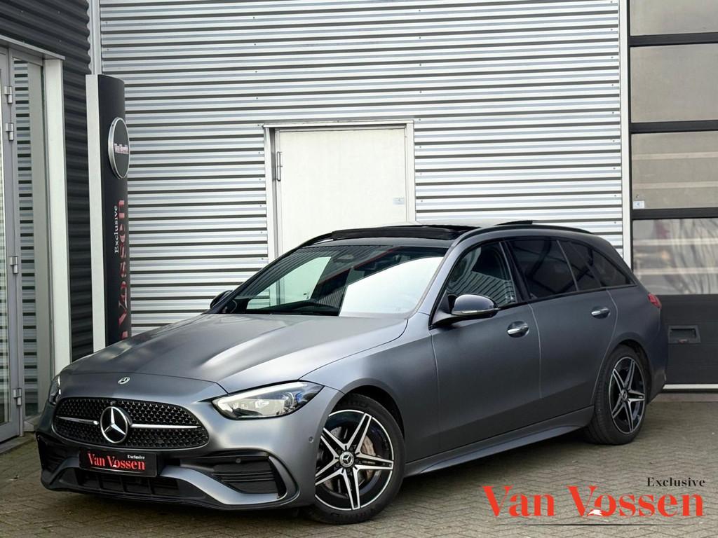 Mercedes-Benz C-klasse Estate 300 d AMG Line|PANO|Leder|360, Automaat, 12 maanden, Achterwielaandrijving, 4 cilinders