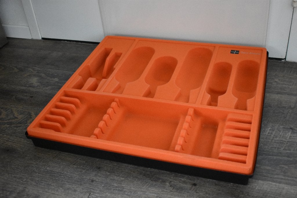 Gero Zilmeta 6 persoons cassette bak retro oranje, Ophalen of Verzenden, Huis en Inrichting