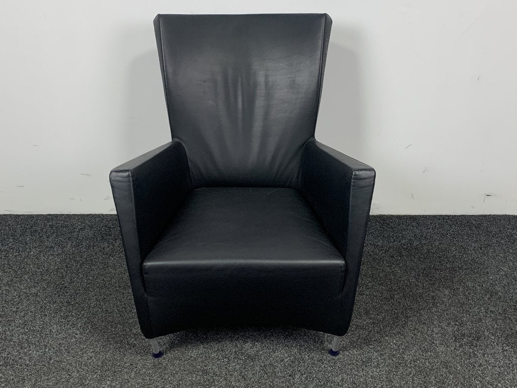 Directiestoel Montis Windy - Zwart/Antraciet (25112), Ophalen, Gebruikt, 50 tot 75 cm, Leer