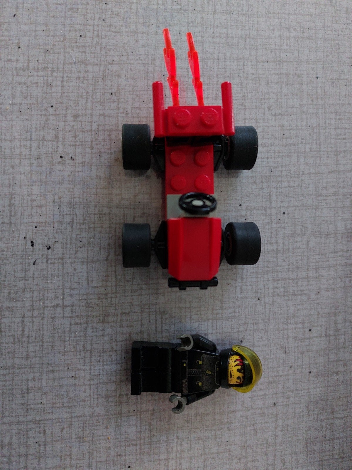 Lego 1363 Stunt Car met Minifiguur, Inclusief minifiguren, Gebruikt, Overige thema's, Lego