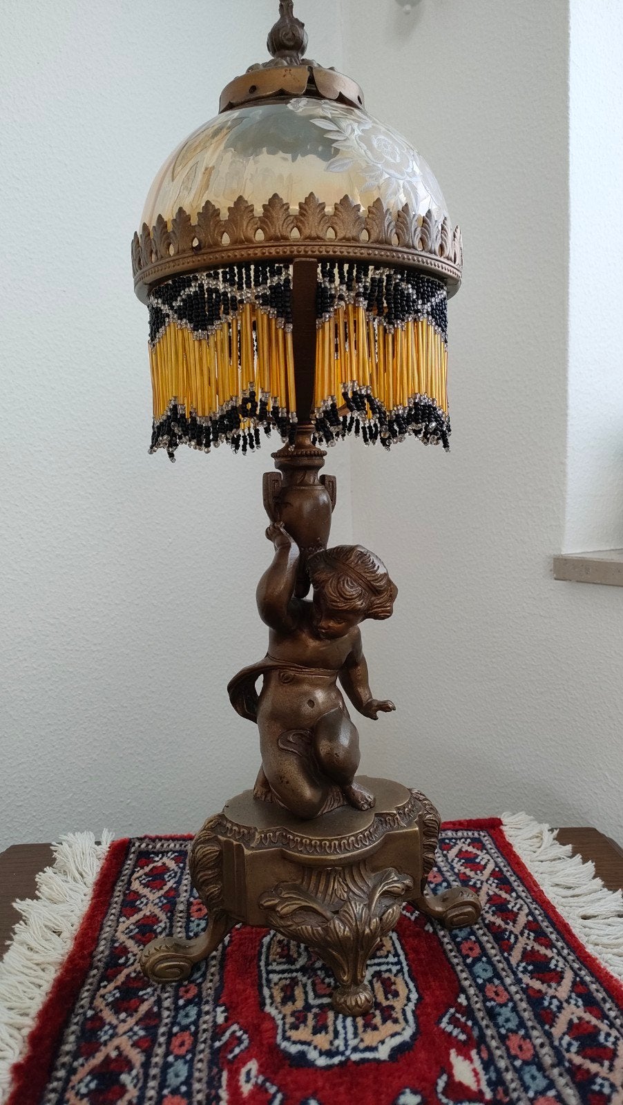 schemer lampje, Huis en Inrichting, Ophalen, Overige materialen, Met kap, Klassiek