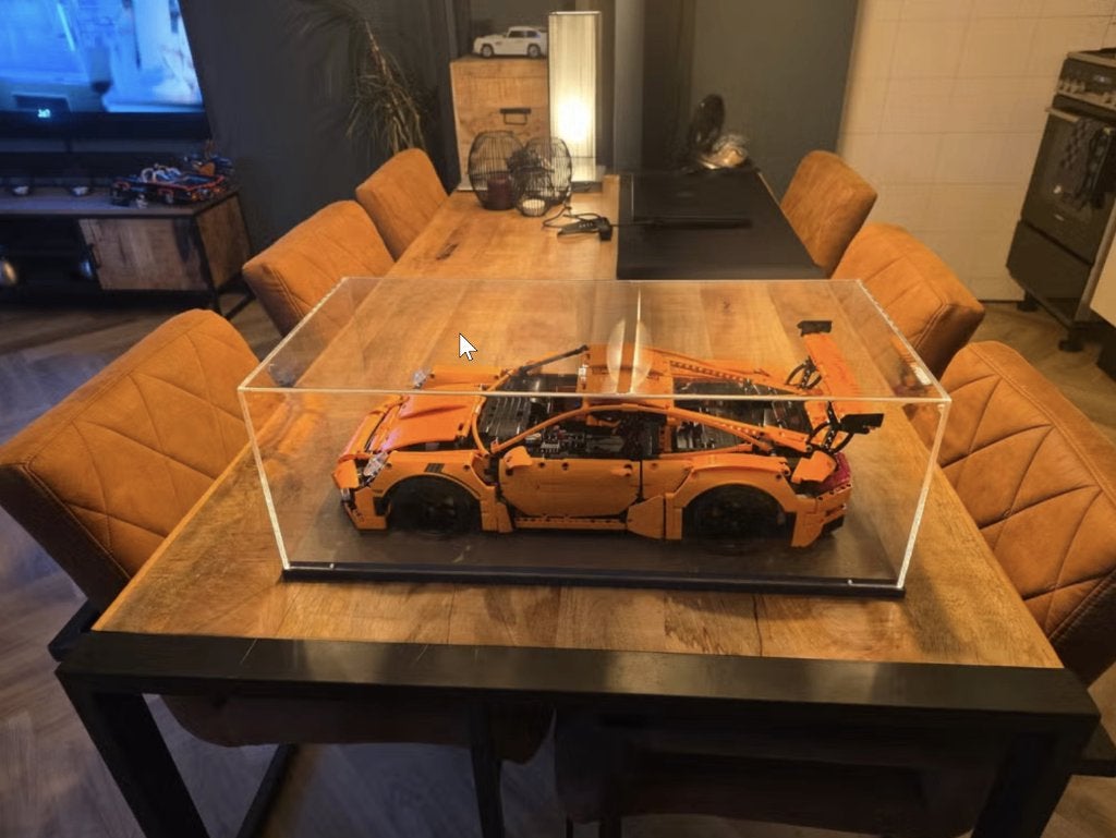 Showcase Lego Technic 1:8 Porsche, Ophalen, Zo goed als nieuw, Overige merken