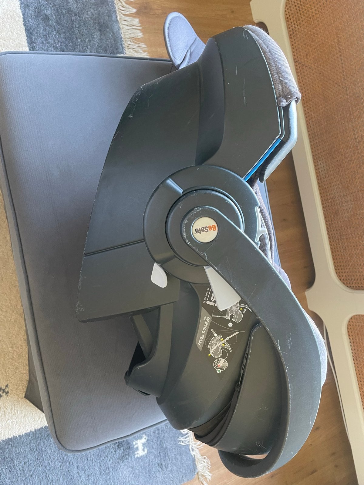 BeSafe iZi Go Modular autostoel - Grijs, Overige merken, Autogordel of Isofix, Gebruikt, Verzenden