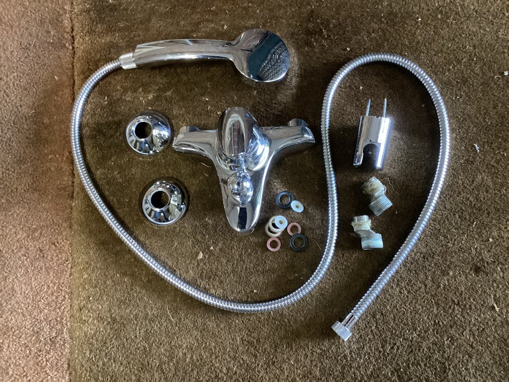 GROHE bad-mengkraan compleet, Doe-het-zelf en Verbouw, Sanitair, Ophalen of Verzenden, Zo goed als nieuw, Chroom, Bad