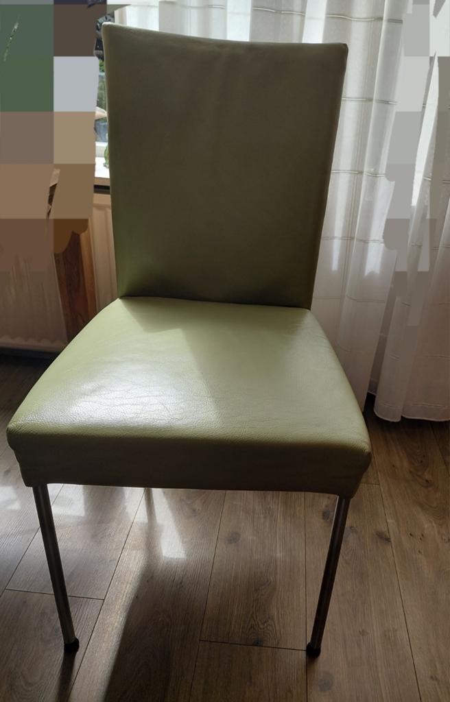 4 LEREN STOELEN BERT PLANTAGIE, Ophalen, Zo goed als nieuw, Overige kleuren