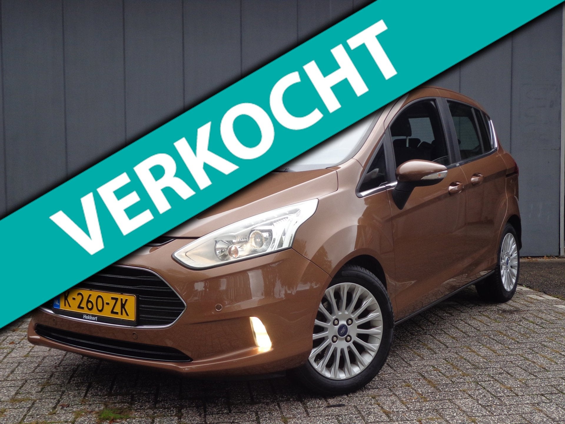 Ford B-Max 1.0 EcoBoost Titanium 1EigDealer Onderhouden, Auto's, Voorwielaandrijving, 101 pk, Gebruikt, 750 kg
