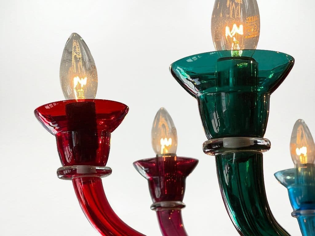 Artemide Gaia – Meerkleurig Murano glas | Ernesto Gismondi, Huis en Inrichting, Ophalen, Design, E14 (klein), Glas
