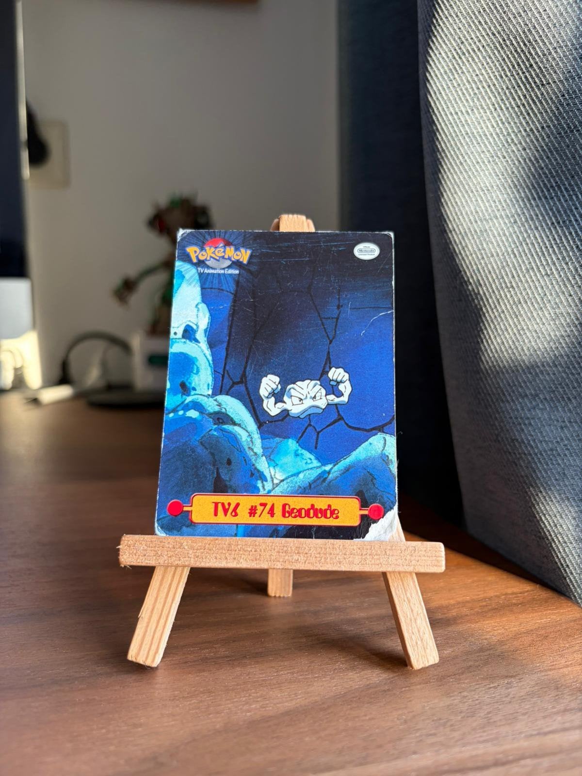 Pokemon TV Topps 1999 TV6 #74 Geodude, Ophalen of Verzenden, Zo goed als nieuw