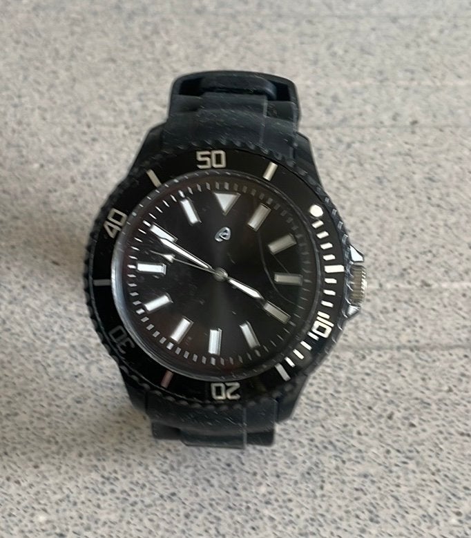 OWIM Gmbh &co horloge zwart, Ophalen of Verzenden, Zo goed als nieuw, Overige merken