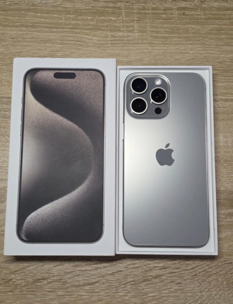 iPhone 15 Pro Max 128GB, Telecommunicatie, Mobiele telefoons | Apple iPhone, 80 %, 128 GB, IPhone 15 Pro Max, Ophalen of Verzenden