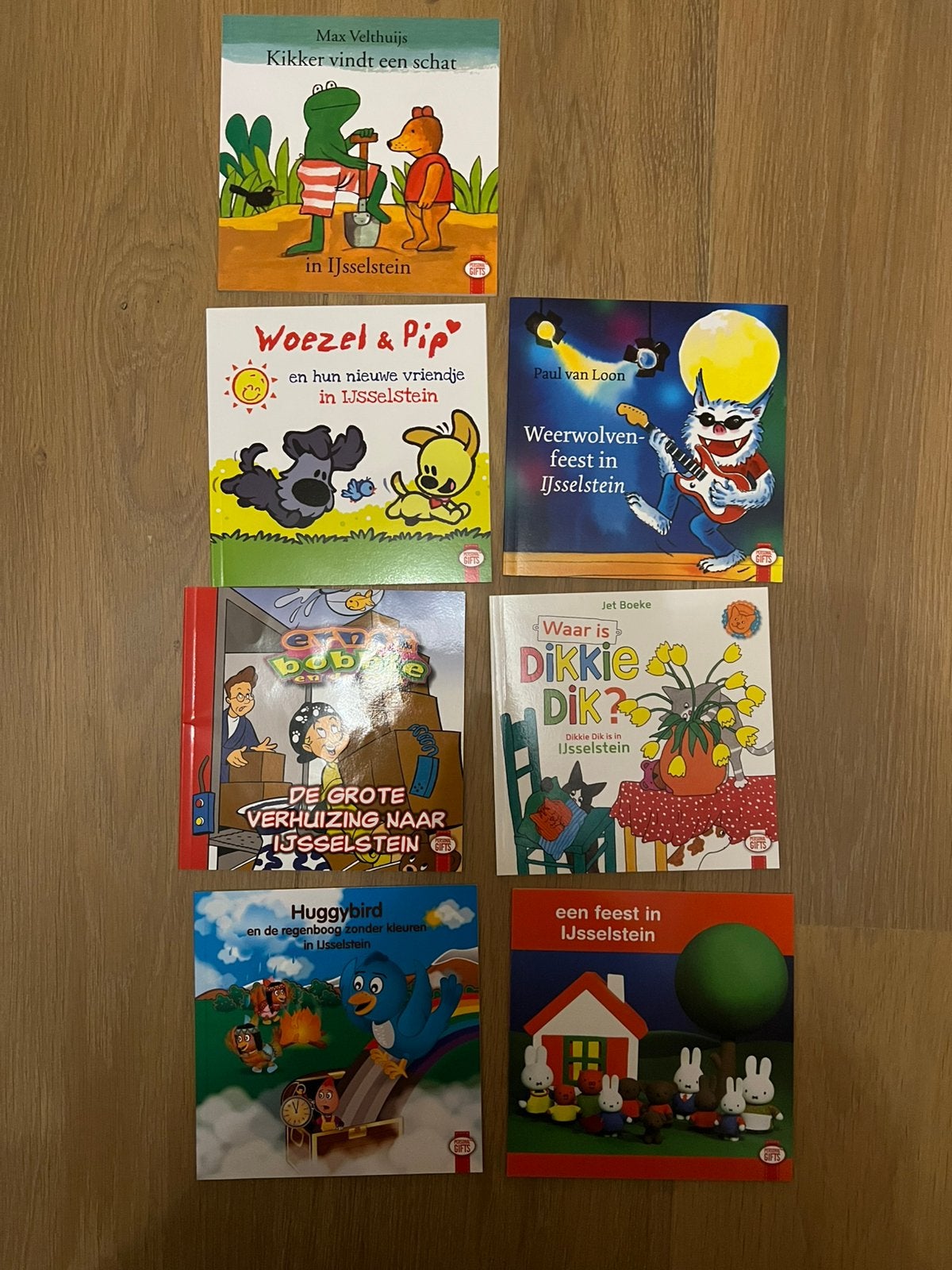 Vijf boekjes met verhaaltjes uit IJsselstein., Boeken, Kinderboeken | Baby's en Peuters, Ophalen of Verzenden, Zo goed als nieuw
