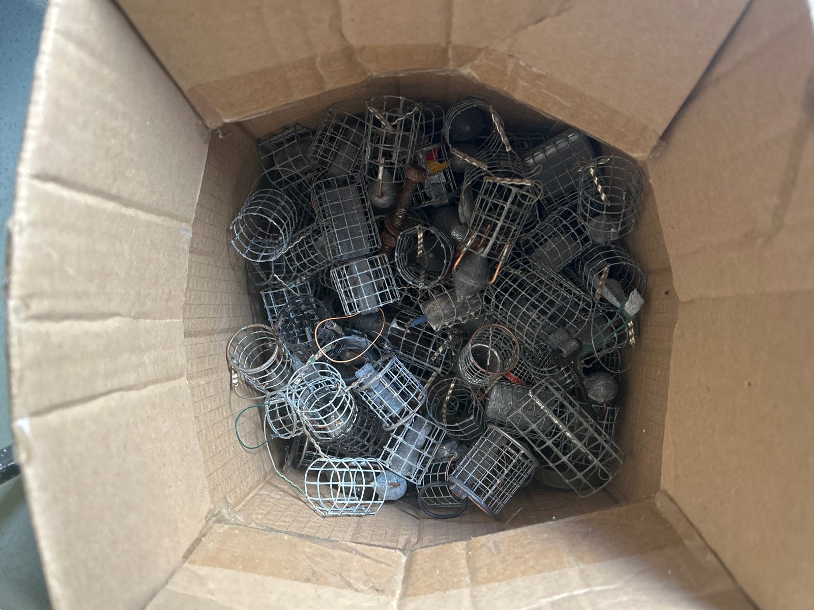 Grote partij feeder korven 20-80 gr (ca.stuks), Watersport en Boten, Ophalen of Verzenden, Gebruikt, Overige typen