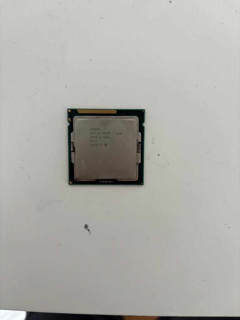 Intel core i7 2600, Gebruikt, 4-core, Ophalen of Verzenden, Intel Core i7
