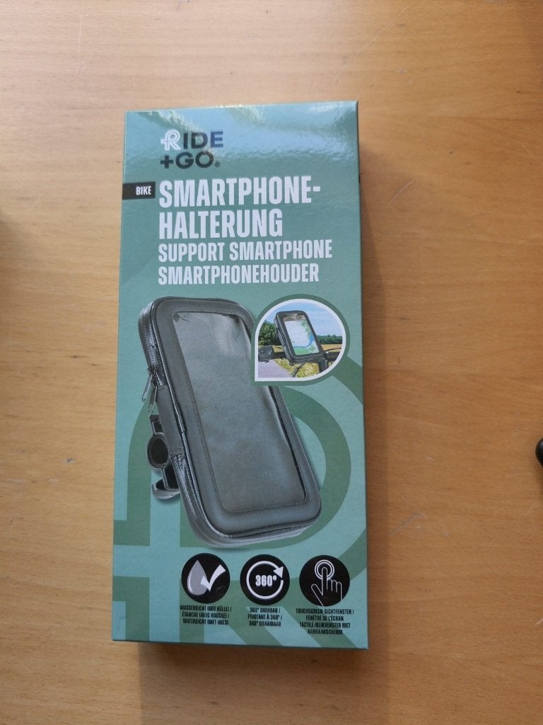 Nieuw Ride+Go telefoonhouder fiets 7 inch met regenhoes, Ophalen of Verzenden, Nieuw