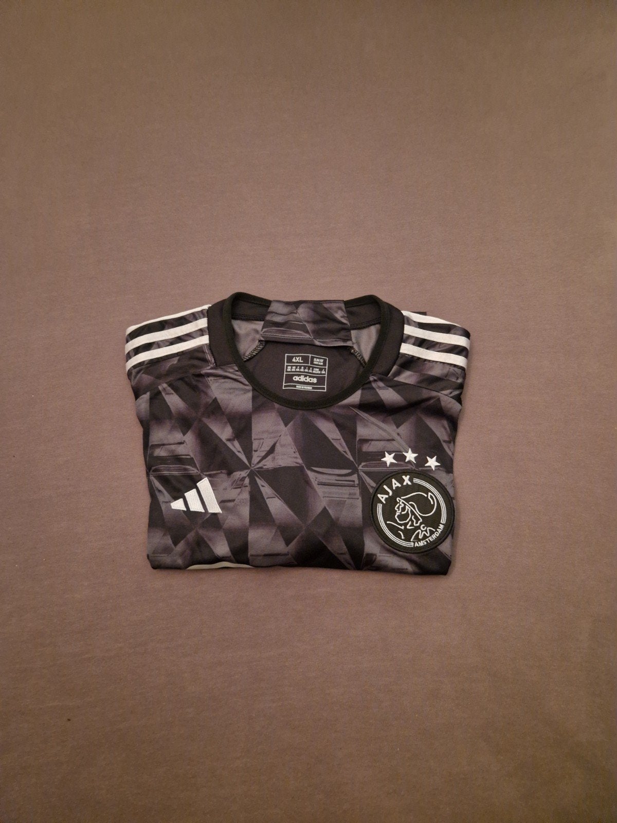 Ajax uitshirt 2022/2023 - Maat XXL, Verzenden, Zwart, Overige maten, Zo goed als nieuw