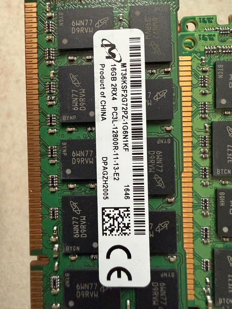 Partij (50) 16GB DDR3 RAM Geheugens voor Server/Desktop, Gebruikt, Server, DDR3, Ophalen of Verzenden