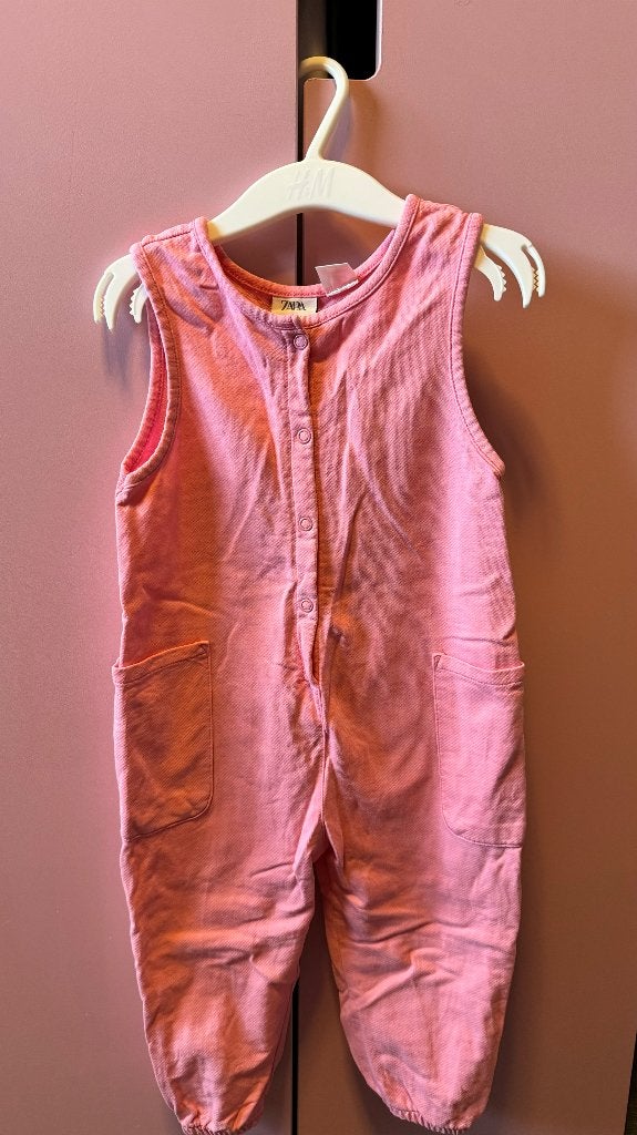 Zara pink onesie size 86, Ophalen, Overige typen, Meisje, Zo goed als nieuw