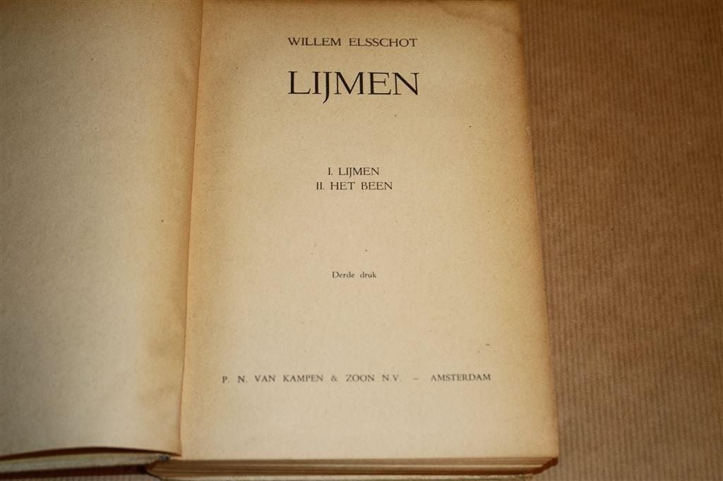 Lijmen / Het Been. Elsschot. 3e druk 1946., Boeken, Literatuur, Ophalen of Verzenden, Gelezen