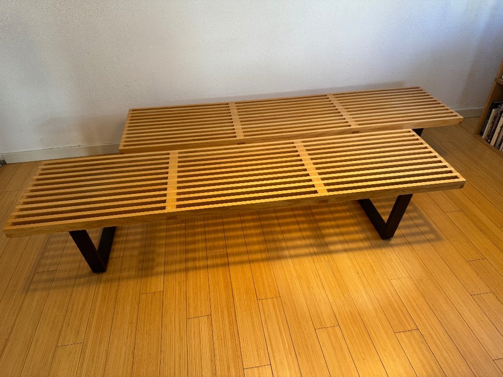 Vitra Nelson Bench / Original Nelson Collection / 2 stuks, Ophalen, Overige materialen, Minder dan 50 cm, Zo goed als nieuw