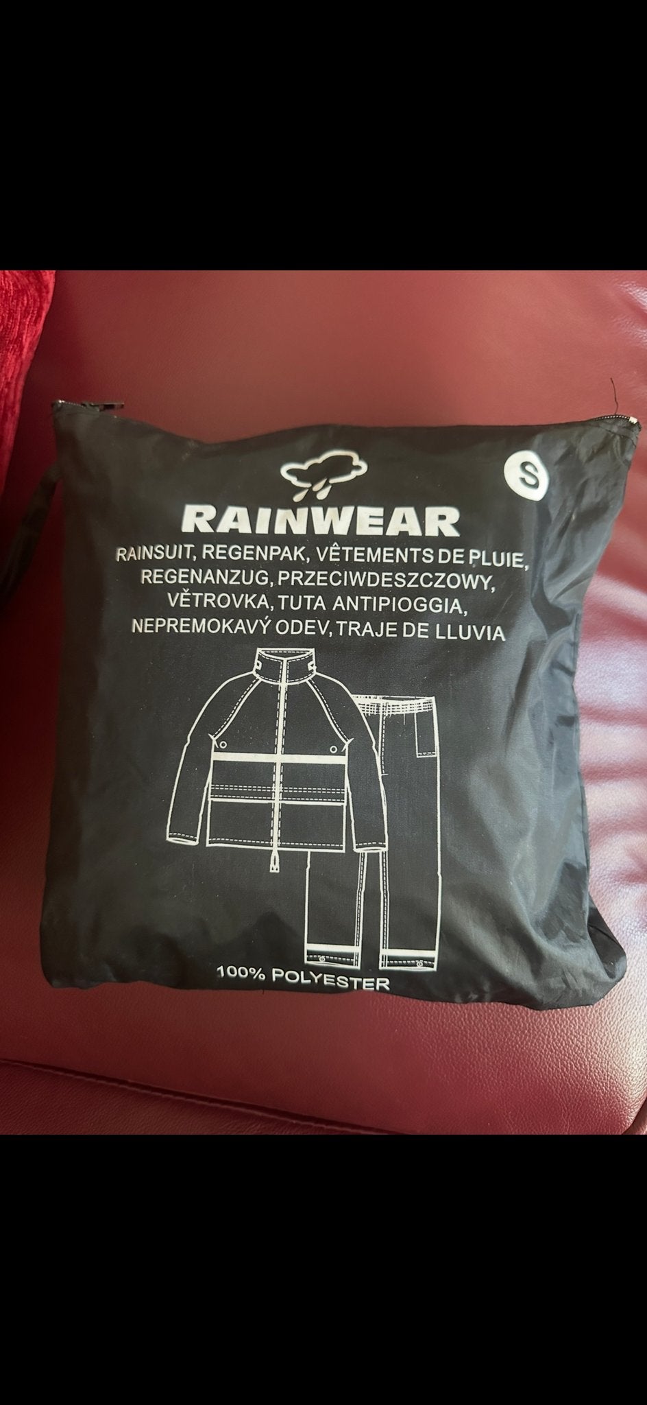 Nieuw Regenpak - Maat S - 100% Polyester, Ophalen of Verzenden, Nieuw, Regenbroek, Heren