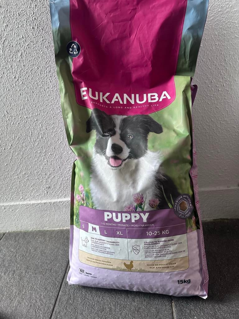 EUKANUBA PUPPY MEDIUM BREED KIP 15KG, Dieren en Toebehoren, Dierenvoeding, Hond, Ophalen