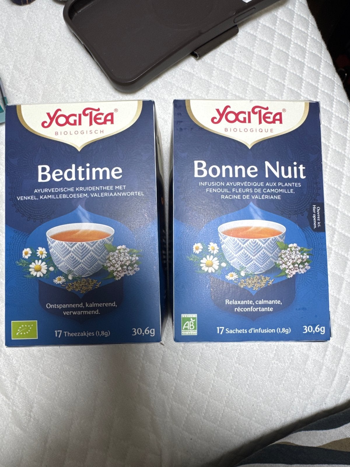 2 pakken biologische yogi tea bedtime thee evt ruilen, Ophalen