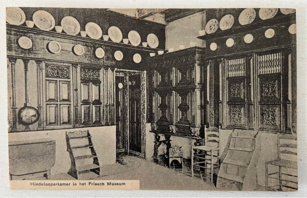 Oude Ansichtkaart - Leeuwarden - Friesch Museum, Ophalen of Verzenden, Voor 1920, Gelopen, Friesland