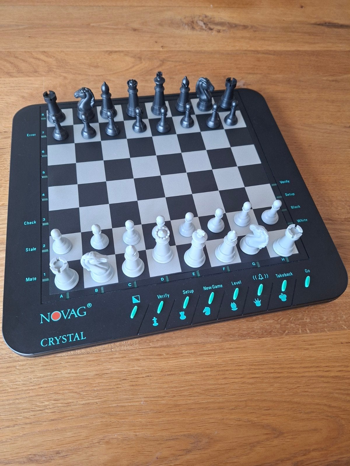 Vintage NOVAG CRYSTAL schaakcomputer, Ophalen, Minder dan 500 stukjes, Gebruikt, Schaken