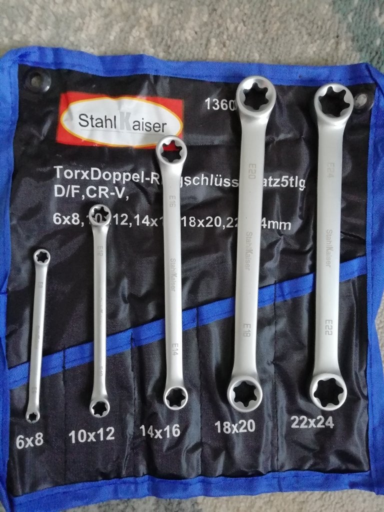 Nieuwe Torx Sleutel set 5 delig Stahlkaiser, Nieuw, Ophalen of Verzenden, Nvt, Nvt