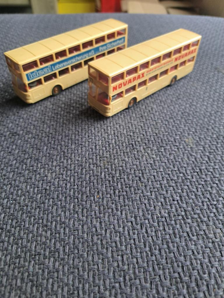 Wiking model m.a.n 2x bus, Gebruikt, Wiking, West germany, Ophalen of Verzenden