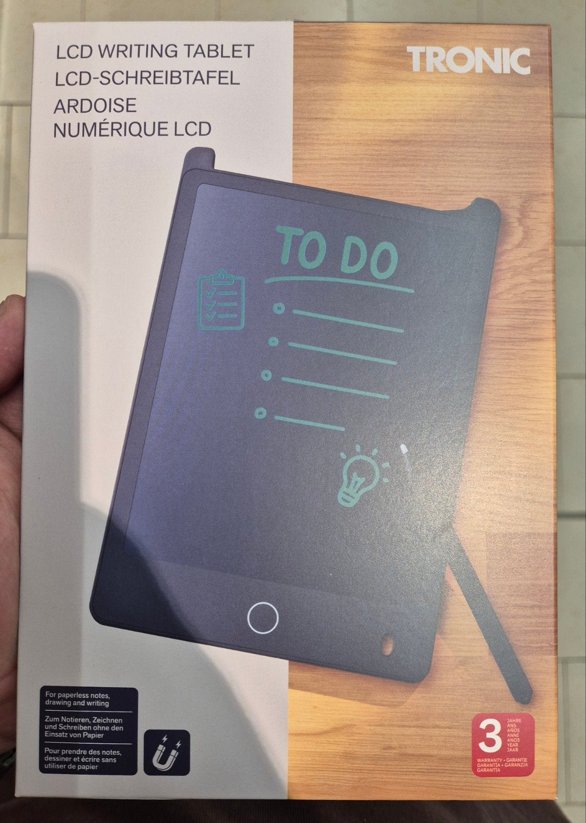 TRONIC LCD-tekentablet 8,5" met stylus - Nieuw!, Ophalen of Verzenden, Nieuw, Draadloos, TRONIC