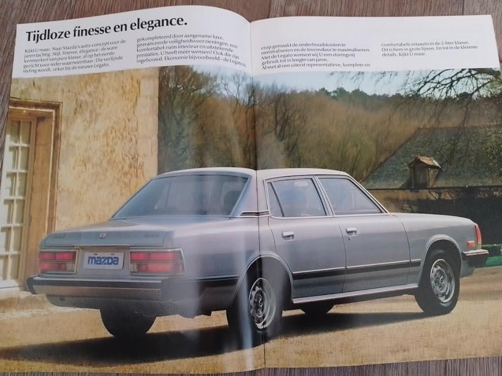 Mazda 929 L autofolder 1980, Ophalen of Verzenden, Nieuw, Mazda