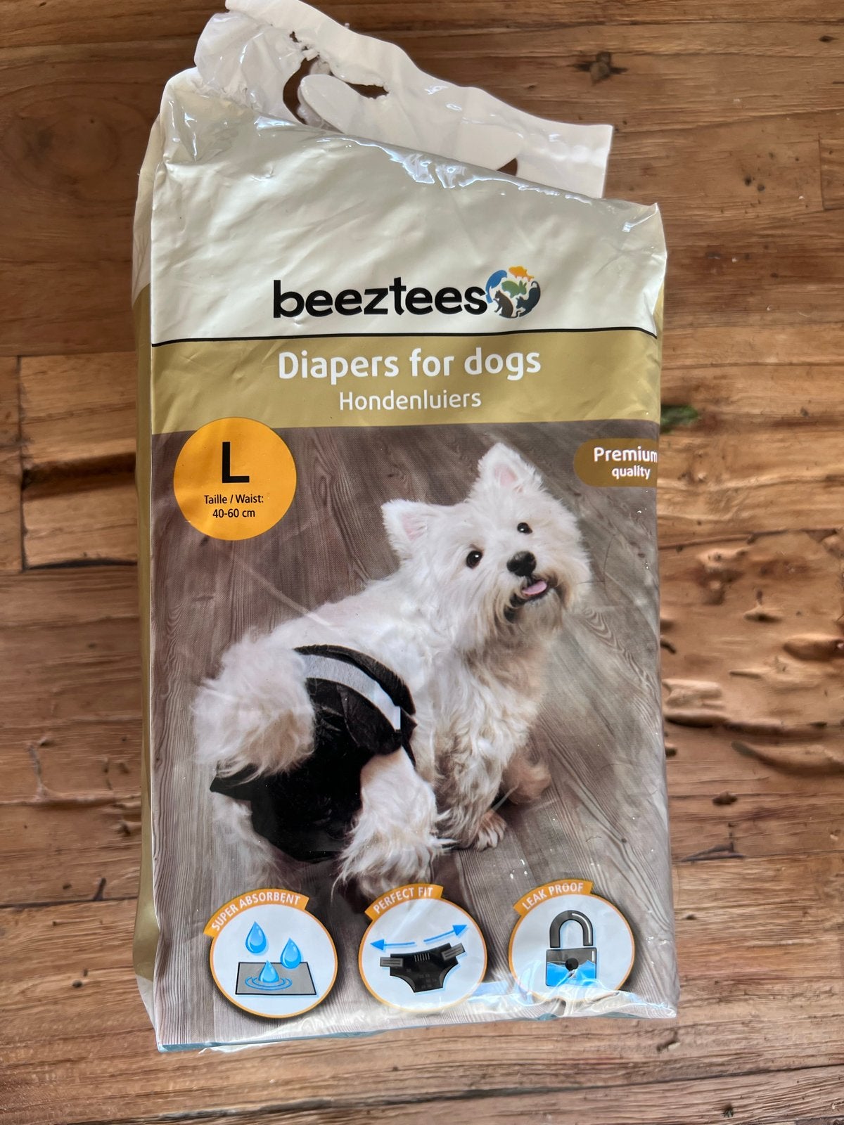 Hondenluiers Beeztees maat L, Beeztees, Ophalen, Nieuw, Overige typen