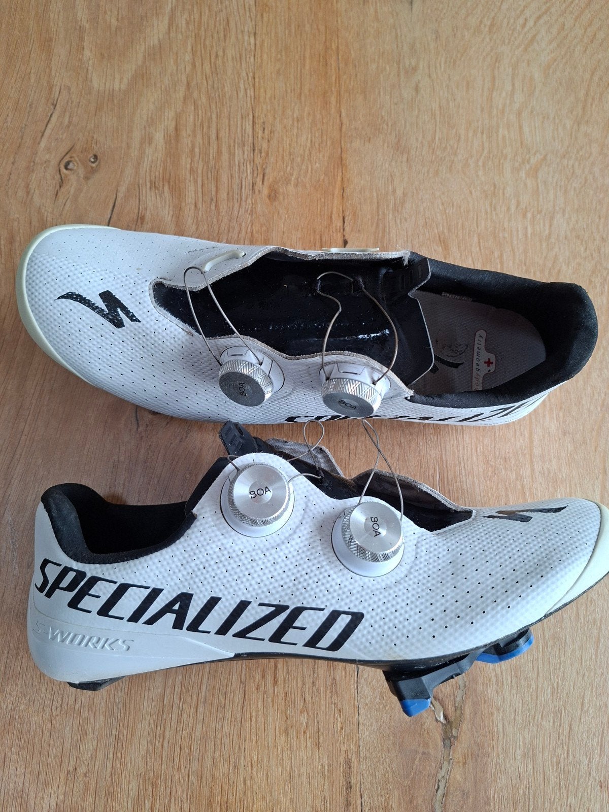 Specialized S-Works Torch racefietsschoenen maat 44 - wit, Ophalen of Verzenden, Gebruikt, Schoenen