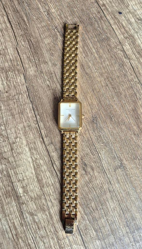 Rosefield octagon xs engraved gold plated dames horloge, Ophalen of Verzenden, Overige merken