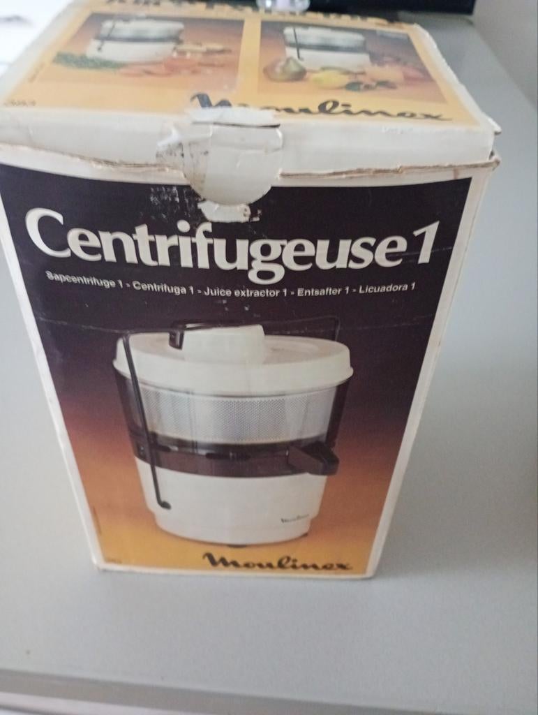 Zo goed als nieuwe Moulinex Sapcentrifuge 1, Ophalen of Verzenden, Zo goed als nieuw, Elektrisch, Sapcentrifuge