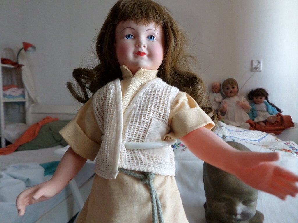 Frans popje Petitcollin 35 cm, Ophalen of Verzenden