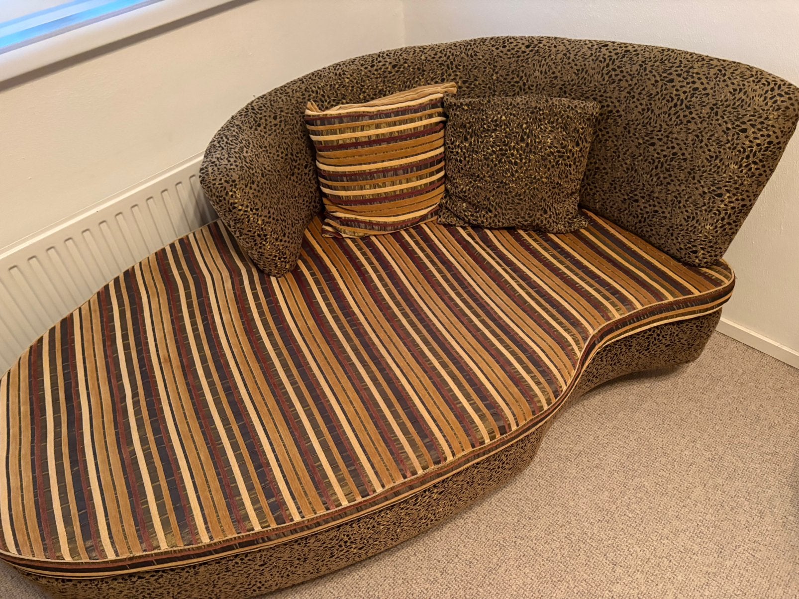 Bankje/ chaise longue, Huis en Inrichting, Ophalen, Gebruikt, 150 tot 200 cm, Tweepersoons