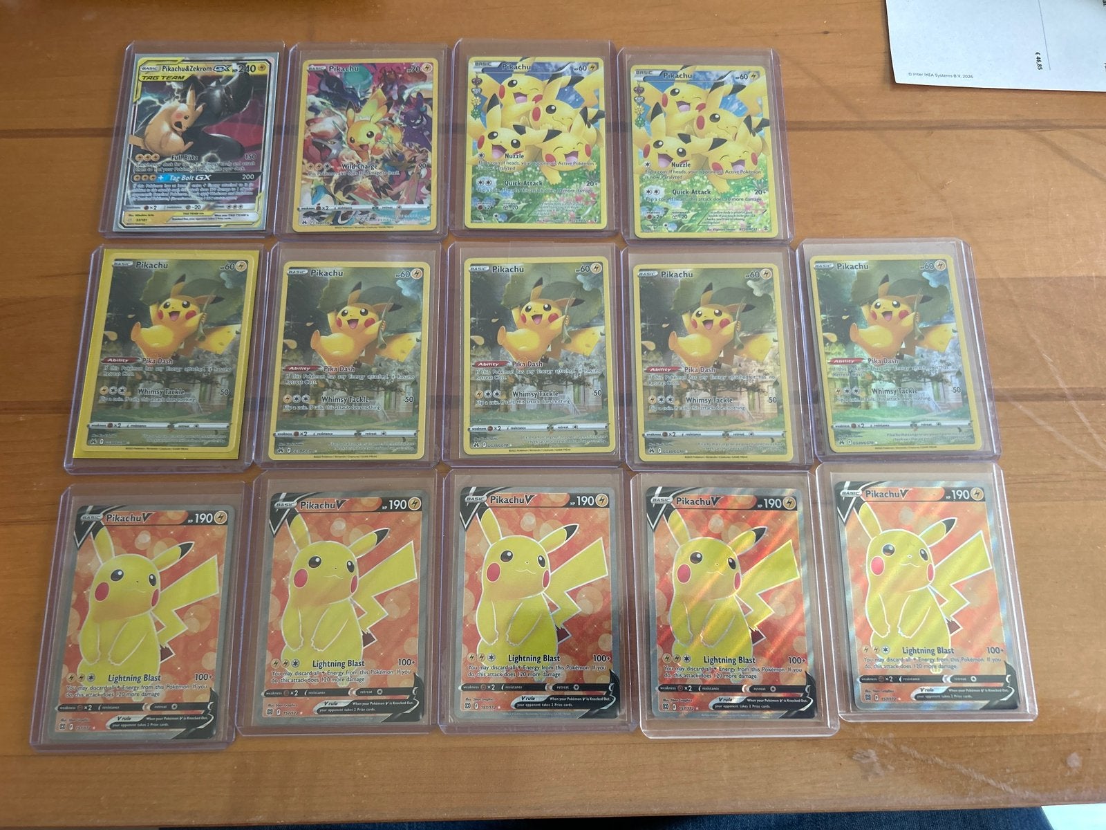 PIKACHU & SLABS & HITJES, Ophalen of Verzenden, Nieuw, Meerdere kaarten, Foil