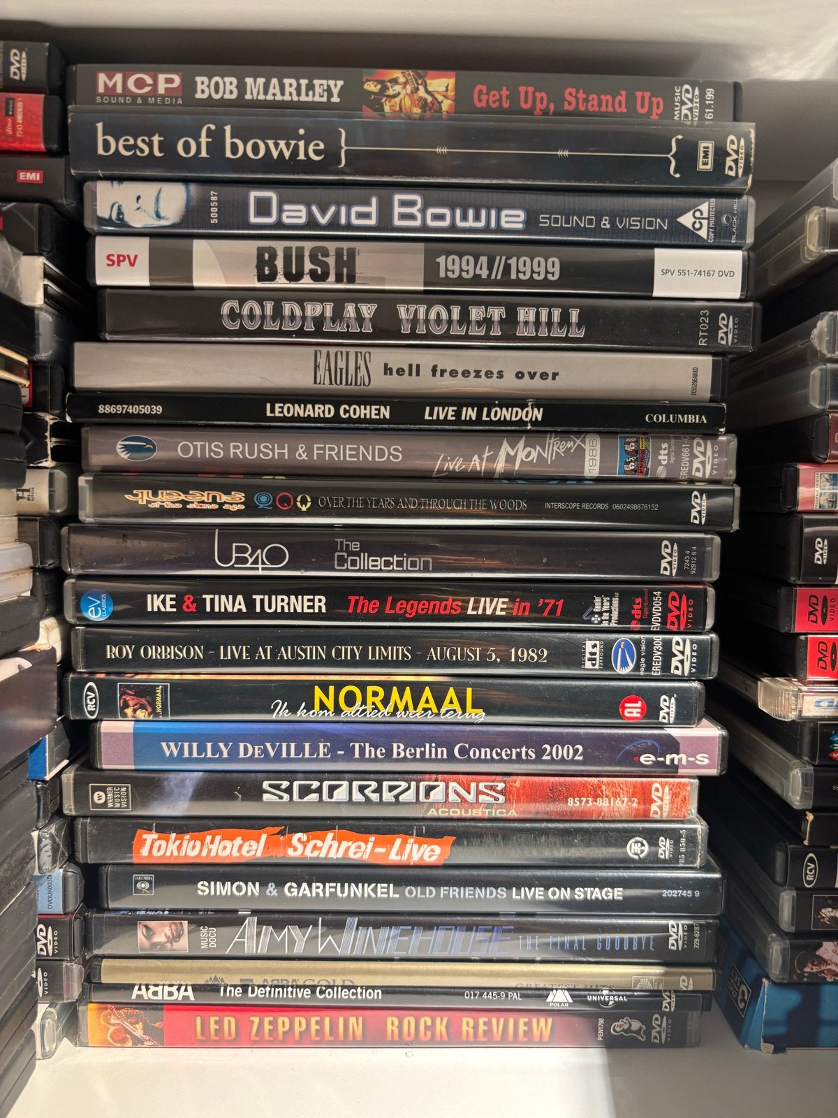 Top muziek dvd collectie ook per stuk I, Alle leeftijden, Ophalen of Verzenden, Concert, Inclusief doosje