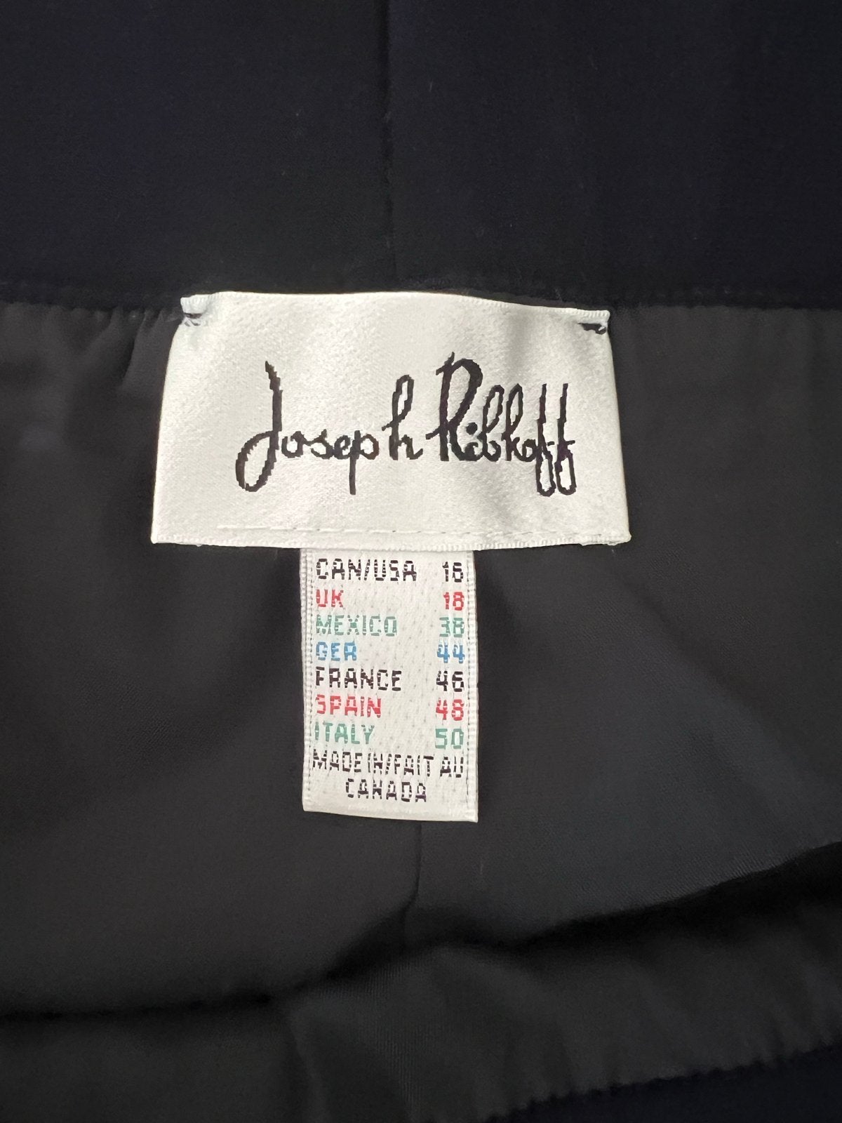 Joseph Ribkoff Donkerblauwe Broek Maat 46/48 (XL), Kleding | Dames, Broeken en Pantalons, Maat 46/48 (XL) of groter, Zo goed als nieuw